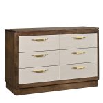 Rochelle 52'' 6-Drawer Dresser