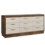 Rochelle 77'' 9-Drawer Dresser