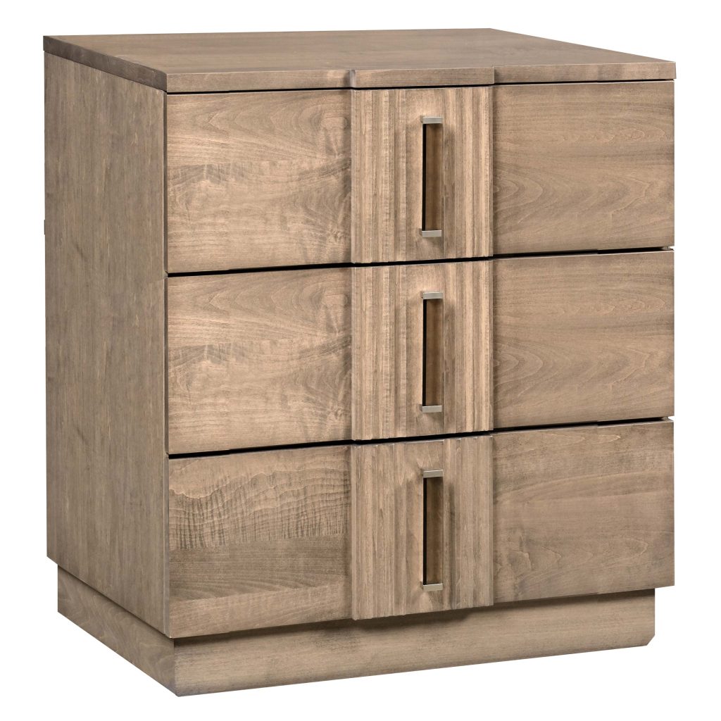Hyde Park 35'' 3-Drawer Bedside Chest