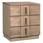 Hyde Park 35'' 3-Drawer Bedside Chest