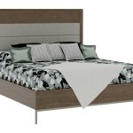 Urban Expressions 1A	King Horizontal Panel Upholstered Bed