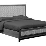 American Modern 3B Queen 1 Panel Upholstered Bed