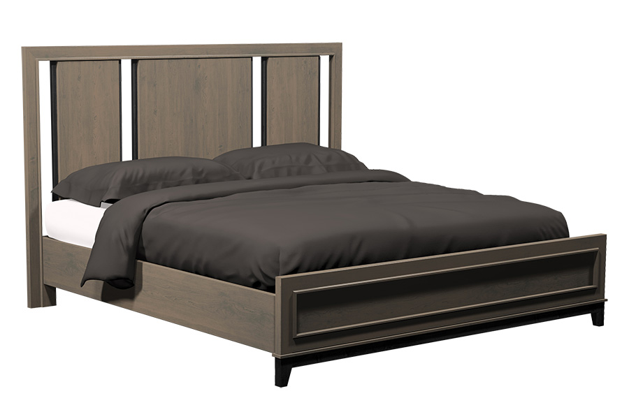 American Modern 4A Queen Wood Bed