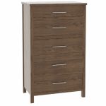 Big Sky 5-Drawer Chest Red Oak