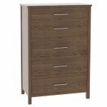 Big Sky 5-Drawer Chest Red Oak