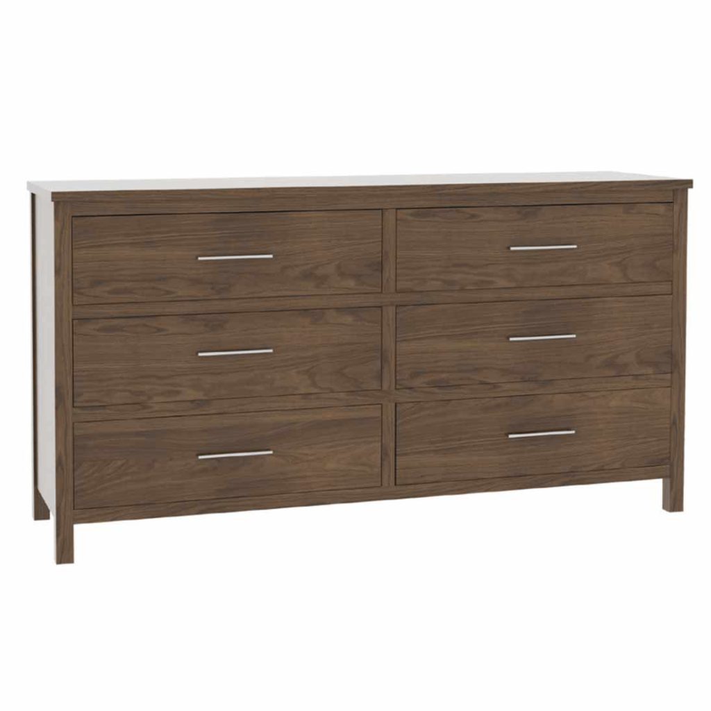 Big Sky 6-Drawer  Dresser Red Oak