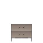 American Modern 28'' Two-Drawer Nightstand