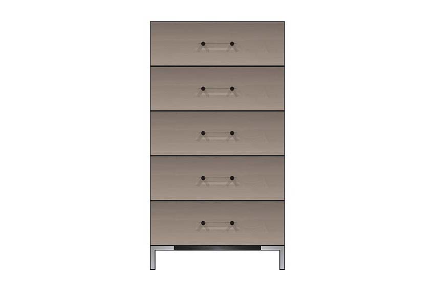 American Modern 28'' Five-Drawer Chest