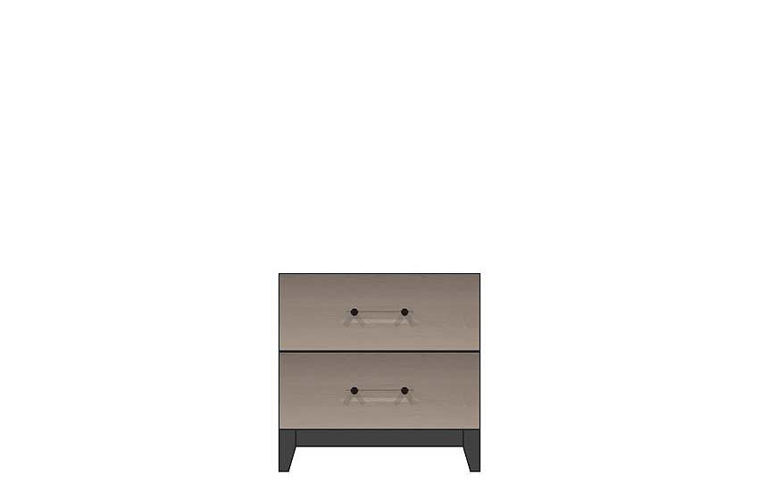American Modern 24'' Two-Drawer Nightstand