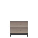 American Modern 28'' Two-Drawer Nightstand