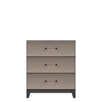 American Modern 28'' Three-Drawer Bedside Chest
