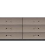 American Modern  72'' Six-Drawer Dresser
