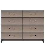 American Modern  56'' Eight-Drawer Dresser