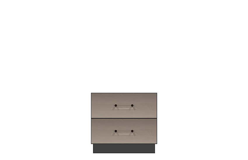 American Modern 24'' Two-Drawer Nightstand