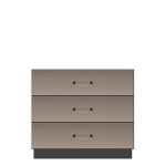 American Modern 36'' Three-Drawer Bedside Chest
