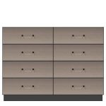 American Modern  56'' Eight-Drawer Dresser