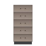 American Modern 24'' Five-Drawer Chest