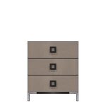 American Modern 28'' Three-Drawer Bedside Chest