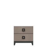 American Modern 24'' Two-Drawer Nightstand