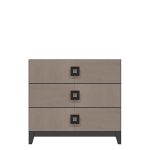 American Modern 36'' Three-Drawer Bedside Chest
