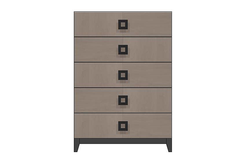 American Modern 36'' Five-Drawer Chest