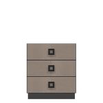 American Modern 28'' Three-Drawer Bedside Chest