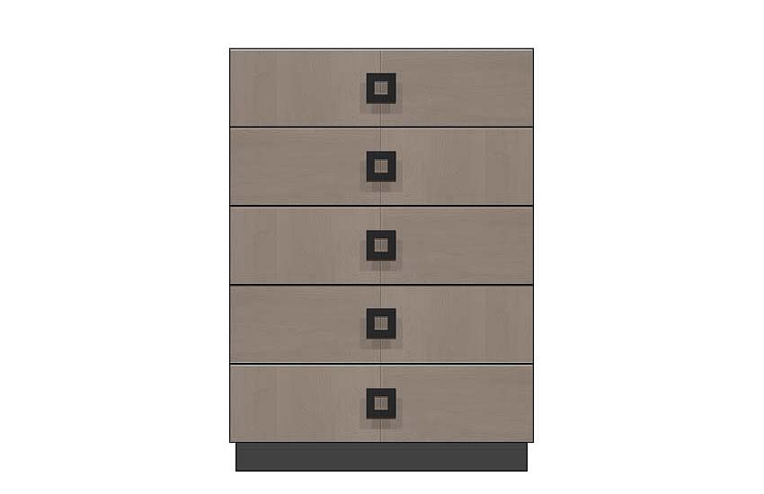 American Modern 36'' Five-Drawer Chest