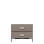 American Modern 28'' Two-Drawer Nightstand