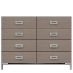 American Modern  56'' Eight-Drawer Dresser