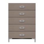 American Modern 36'' Five-Drawer Chest