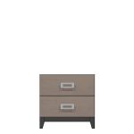 American Modern 24'' Two-Drawer Nightstand
