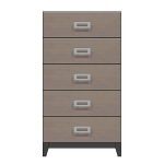 American Modern 28'' Five-Drawer Chest