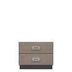 American Modern 28'' Two-Drawer Nightstand