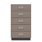 American Modern 28'' Five-Drawer Chest