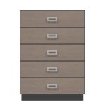 American Modern 36'' Five-Drawer Chest