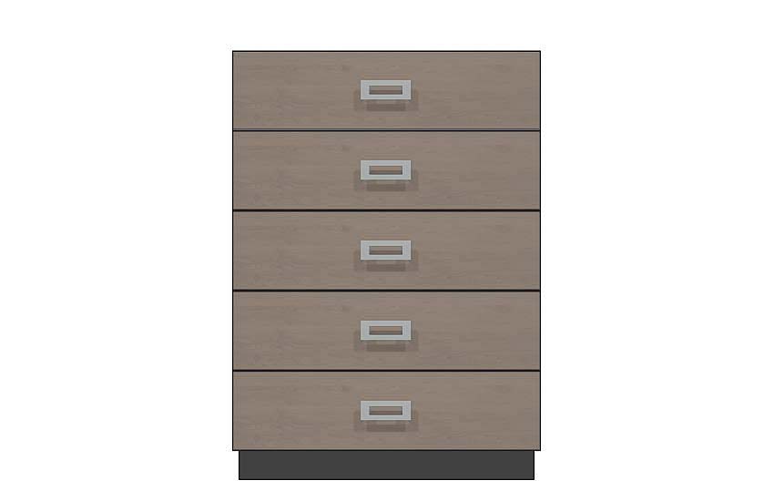 American Modern 36'' Five-Drawer Chest