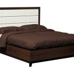 American Modern 2C Queen 12 Panel Upholstered Bed