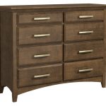 Windham 58'' Tall Dresser Brown Maple