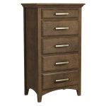 Windham 32'' 5-Drawer Chest Brown Maple
