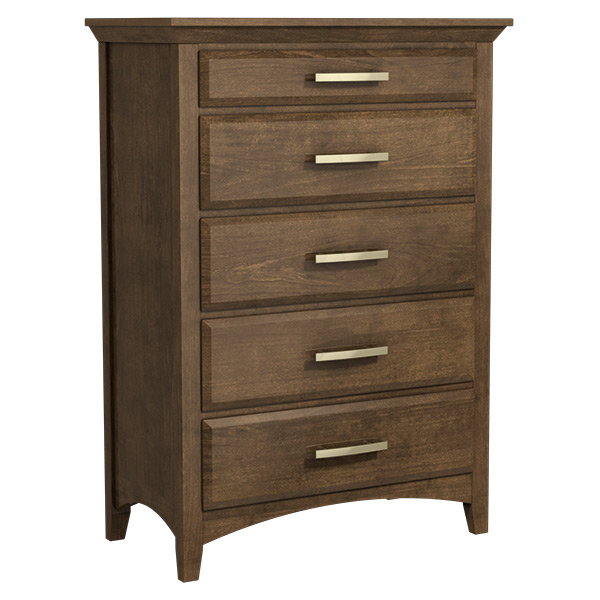 Windham 40'' 5-Drawer Chest Sap Cherry