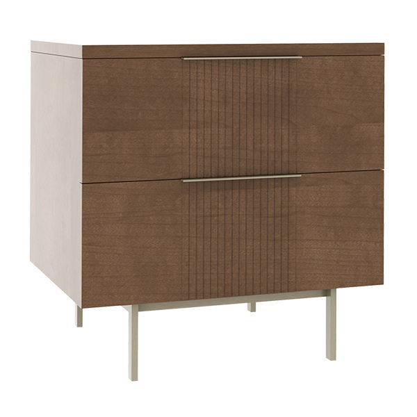 Urban Expressions 28"2-Drawer Nightstand