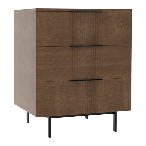 Urban Expressions 36"3-Drawer Bedside Chest