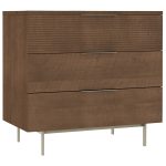 Urban Expressions 28"3-Drawer Bedside Chest