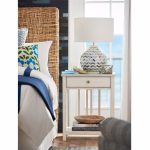 Bedside Table with Stone Top