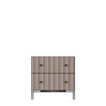 American Modern 24'' Two-Drawer Nightstand