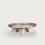 Aurum Brass Round Coffee Table
