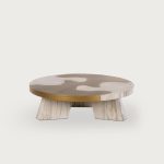 Aurum Brass Round Coffee Table