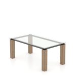 Rectangular Glass Table – Legs LE