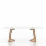 Rectangular Glass Table – Base MN