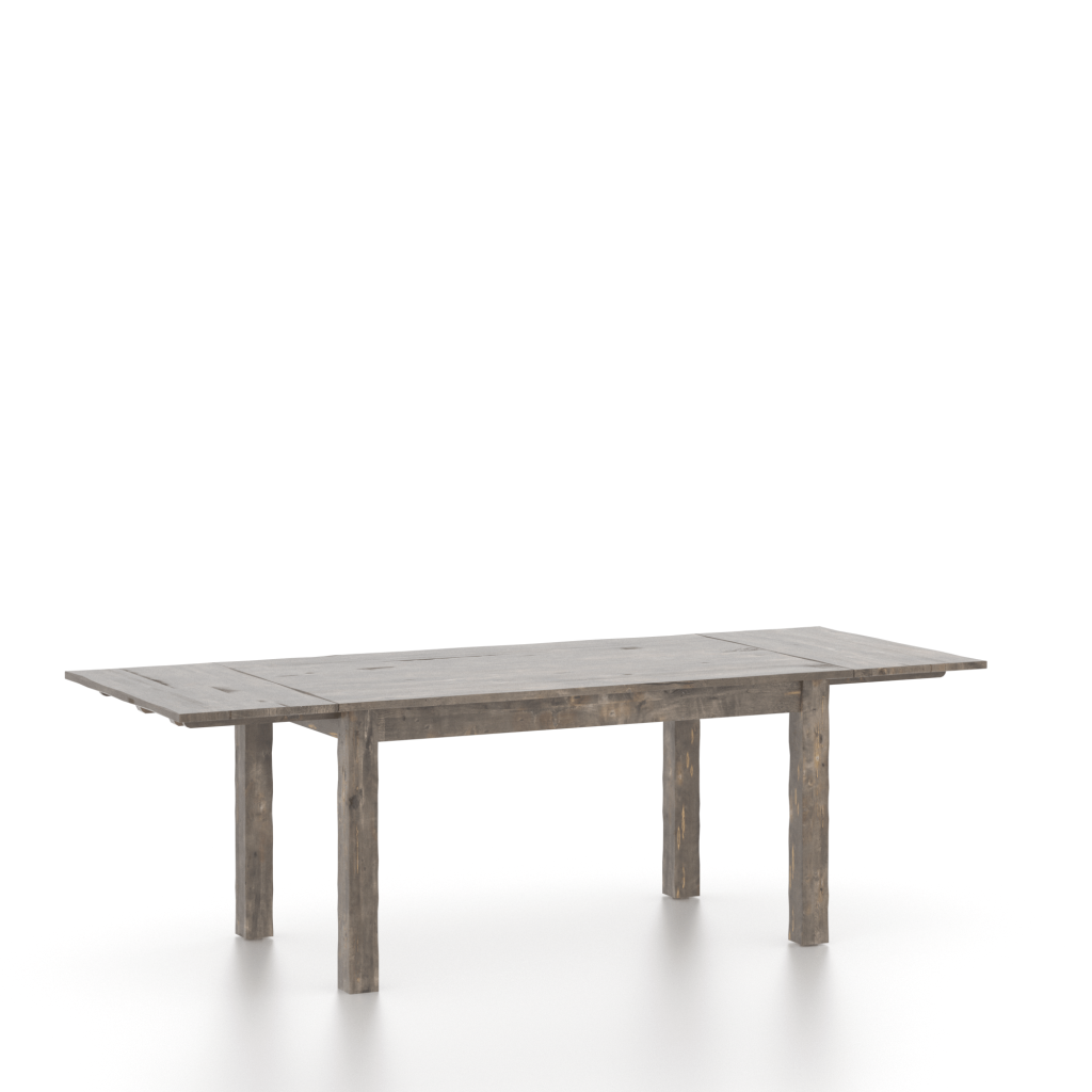 Rectangular Table – Legs HF (with breadboard leaf)